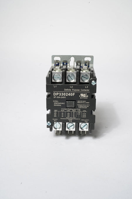 3-Pole 30A 240V Coil Contactor, DP330240F - Commercial Climate Supply