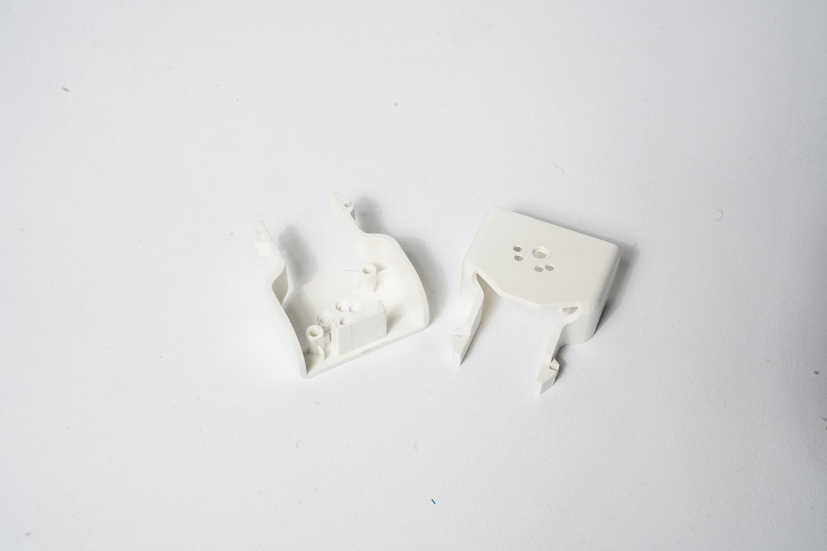 White Clips with Screws, 2-Piece, B223958 - Commercial Climate Supply