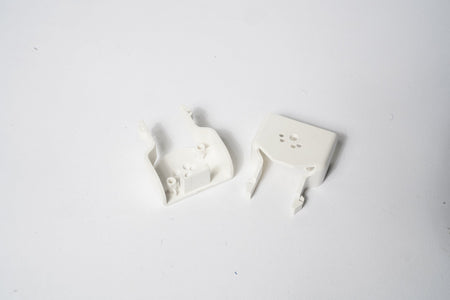 White Clips with Screws, 2-Piece, B223958 - Commercial Climate Supply